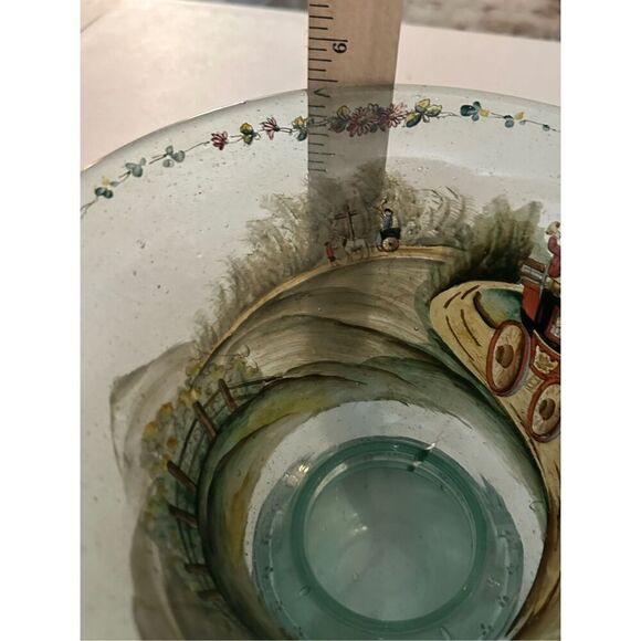 Extremely Rare Ludwig Moser Hand Blown, Hand Painted Enamel Bowl 🛑 - Picture 15 of 15